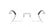 JIMMY CHOO 2016J 3018 - Silver Geometric Eyeglasses for Women - front view