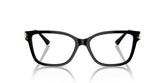 JIMMY CHOO 3012 5000 - Black Cat-Eye Eyeglasses for Women - front view