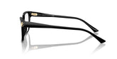 JIMMY CHOO 3012 5000 - Black Cat-Eye Eyeglasses for Women - side view
