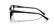 JIMMY CHOO 3012 5000 - Black Cat-Eye Eyeglasses for Women - side view