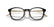 MONCLER 2030D 3001 - Black Round Eyeglasses for Men - folded