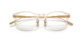 MONCLER 2030D 3003 - Yellow Round Eyeglasses for Men - folded