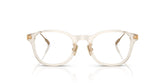 MONCLER 2030D 3003 - Yellow Round Eyeglasses for Men - front view