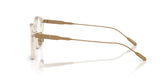 MONCLER 2030D 3003 - Yellow Round Eyeglasses for Men - side view
