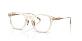 MONCLER 2030D 3003 - Yellow Round Eyeglasses for Men