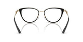 MICHAEL KORS 3103 3005 - Black Cat-Eye Eyeglasses for Women - back view