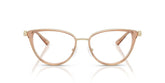 MICHAEL KORS 3103 4051 - Brown Cat-Eye Eyeglasses for Women - front view