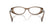 MIU MIU 03ZV 26M1O1 - Brown Oval Eyeglasses for Women - back view
