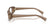 MIU MIU 03ZV 26M1O1 - Brown Oval Eyeglasses for Women - side view