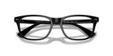 POLO RALPH LAUREN 2280 5001 - Black Rectangle Eyeglasses for Men - folded
