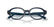 POLO RALPH LAUREN 2305U 5955 - Blue Oval Eyeglasses for Men - folded