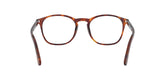 PERSOL 3007VM 24 - Brown Square Eyeglasses for Men - 360° view 180°