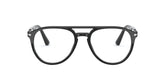 PERSOL 3160V 095 - Black Aviator Eyeglasses for Men - 360° view 0°