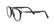 PERSOL 3160V 095 - Black Aviator Eyeglasses for Men - 360° view 60°