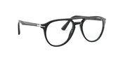 PERSOL 3160V 095 - Black Aviator Eyeglasses for Men - 360° view 330°