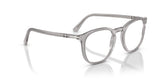 PERSOL 3318V 309 - Grey Square Eyeglasses for Men - detail