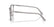 PERSOL 3318V 309 - Grey Square Eyeglasses for Men - side view