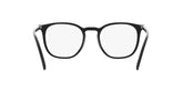 PERSOL 3318V 95 - Black Square Eyeglasses for Men - 360° view 180°