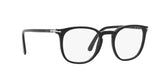 PERSOL 3318V 95 - Black Square Eyeglasses for Men - 360° view 330°