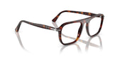 PERSOL 3359V 24 - Brown Square Eyeglasses for Men - detail