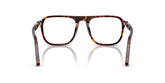 PERSOL 3359V 24 - Brown Square Eyeglasses for Men - back view