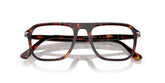 PERSOL 3359V 24 - Brown Square Eyeglasses for Men - folded