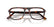 PERSOL 3359V 24 - Brown Square Eyeglasses for Men - folded
