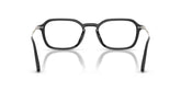 PERSOL 3381V 95 - Black Rectangle Eyeglasses for Men - back view