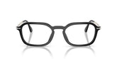 PERSOL 3381V 95 - Black Rectangle Eyeglasses for Men - front view