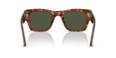 PERSOL 3384S 24/31 - Brown Wayfarer Sunglasses for Men - back view