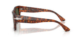 PERSOL 3384S 24/31 - Brown Wayfarer Sunglasses for Men - side view