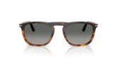 PERSOL 3391S 116071 - Brown Rectangle Sunglasses for Men - front view
