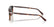 PERSOL 3391S 116071 - Brown Rectangle Sunglasses for Men - side view