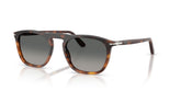 PERSOL 3391S 116071 - Brown Rectangle Sunglasses for Men
