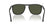 PERSOL 3392S 95/31 - Black Rectangle Sunglasses for Men - back view