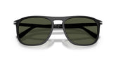 PERSOL 3392S 95/31 - Black Rectangle Sunglasses for Men - folded