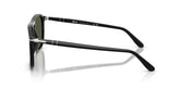 PERSOL 3392S 95/31 - Black Rectangle Sunglasses for Men - side view