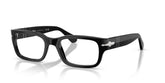 PERSOL 3399V 95 - Black Rectangle Eyeglasses for Men