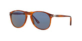 PERSOL 9649S 96/56 - Brown Aviator Sunglasses for Men