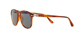 PERSOL 9649S 96/56 - Brown Aviator Sunglasses for Men - 360° view 60°