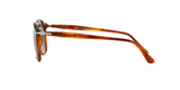 PERSOL 9649S 96/56 - Brown Aviator Sunglasses for Men - 360° view 90°