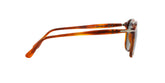 PERSOL 9649S 96/56 - Brown Aviator Sunglasses for Men - 360° view 270°