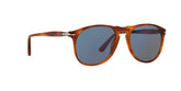 PERSOL 9649S 96/56 - Brown Aviator Sunglasses for Men - 360° view 330°