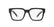 PRADA 08ZV 1AB1O1 - Black Square Eyeglasses for Men - 360° view 0°