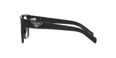 PRADA 08ZV 1AB1O1 - Black Square Eyeglasses for Men - 360° view 90°