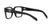 PRADA 08ZV 1AB1O1 - Black Square Eyeglasses for Men - 360° view 120°