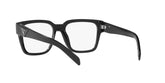 PRADA 08ZV 1AB1O1 - Black Square Eyeglasses for Men - 360° view 150°
