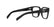 PRADA 08ZV 1AB1O1 - Black Square Eyeglasses for Men - 360° view 240°