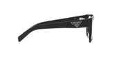 PRADA 08ZV 1AB1O1 - Black Square Eyeglasses for Men - 360° view 270°