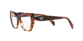 PRADA 18WV 07R1O1 - Brown Cat-Eye Eyeglasses for Women - 360° view 60°